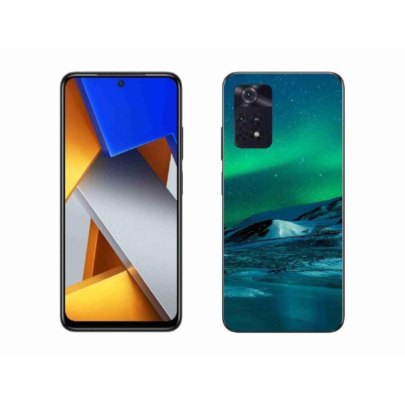 Gelový kryt mmCase na mobil Xiaomi Poco M4 Pro 4G - polární záře