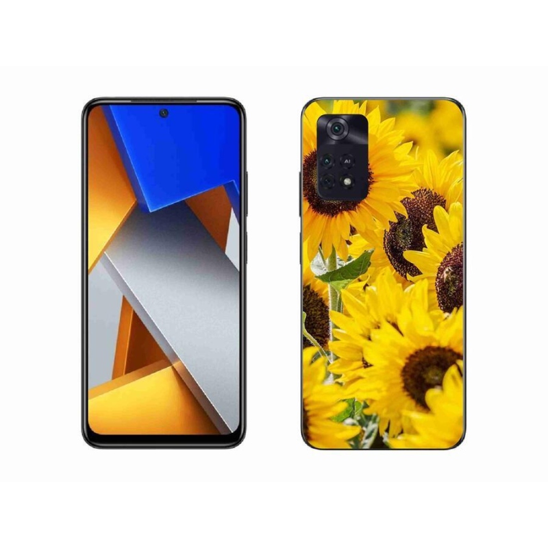 Gelový kryt mmCase na mobil Xiaomi Poco M4 Pro 4G - slunečnice