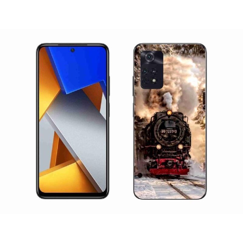 Gelový kryt mmCase na mobil Xiaomi Poco M4 Pro 4G - vlak