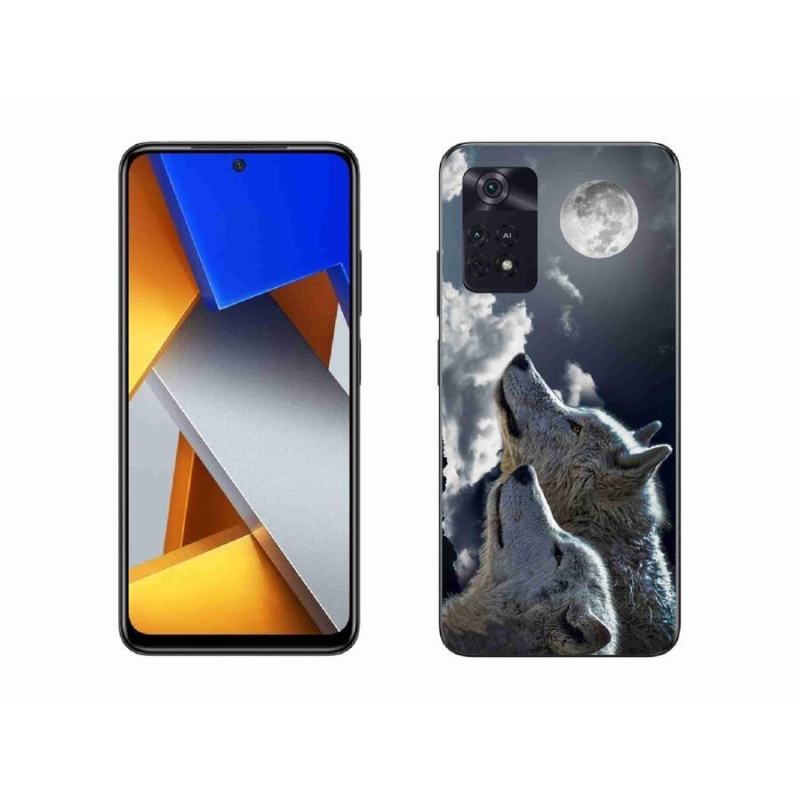 Gelový kryt mmCase na mobil Xiaomi Poco M4 Pro 4G - vlci