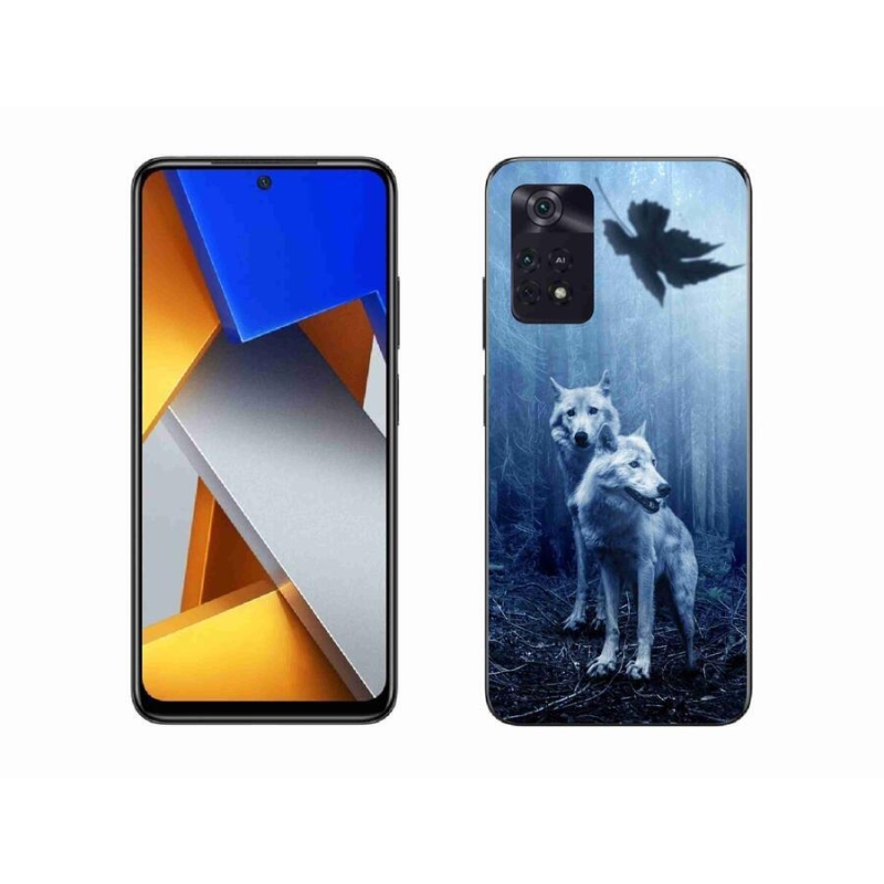 Gelový kryt mmCase na mobil Xiaomi Poco M4 Pro 4G - vlci v lese