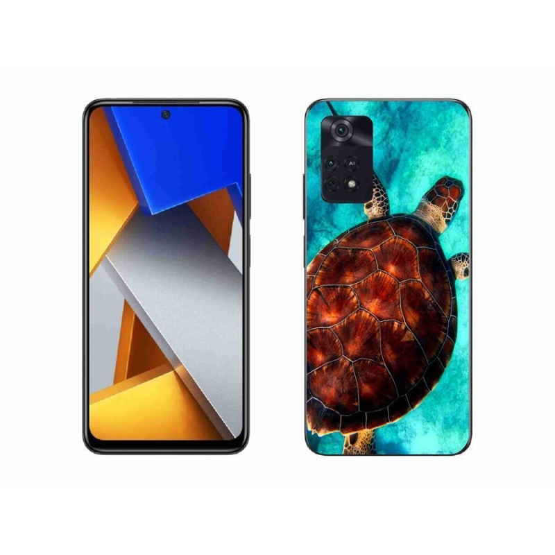 Gelový kryt mmCase na mobil Xiaomi Poco M4 Pro 4G - želva