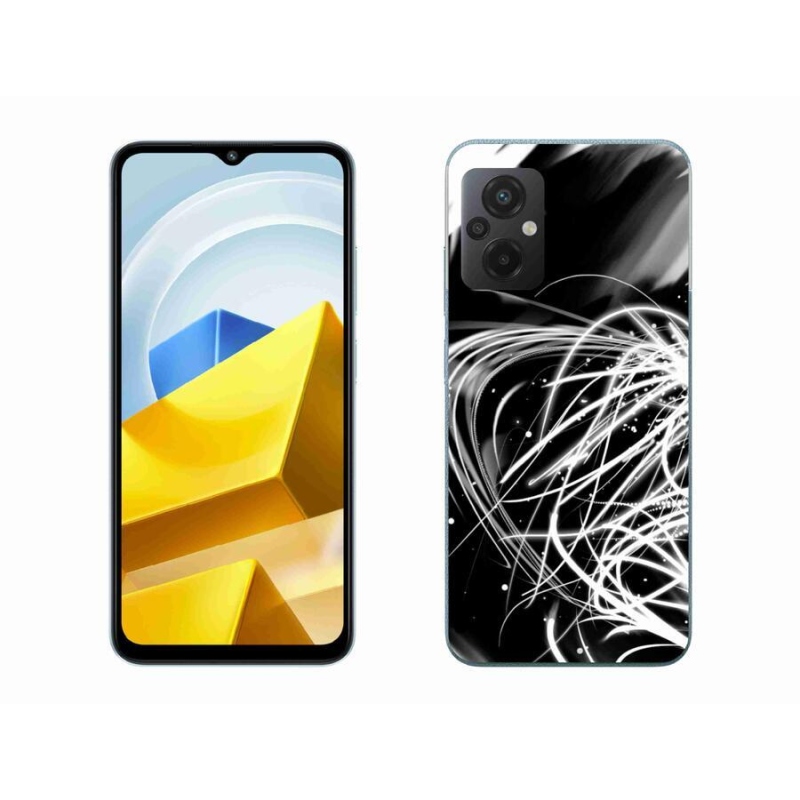 Gelový kryt mmCase na mobil Xiaomi Poco M5 4G - abstrakt 2