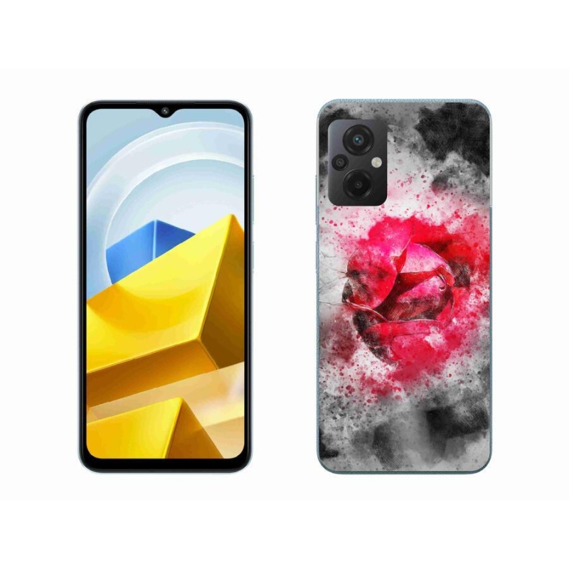 Gelový kryt mmCase na mobil Xiaomi Poco M5 4G - abstrakt 9