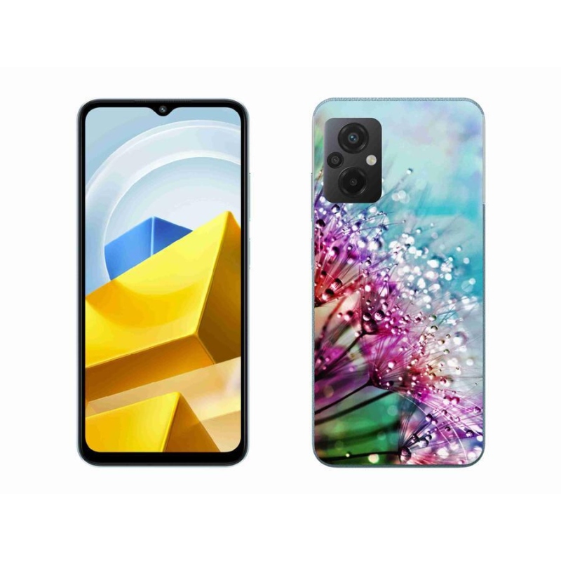 Gelový kryt mmCase na mobil Xiaomi Poco M5 4G - barevné květy