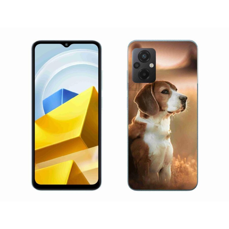 Gelový kryt mmCase na mobil Xiaomi Poco M5 4G - bígl