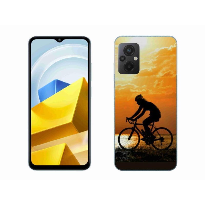 Gelový kryt mmCase na mobil Xiaomi Poco M5 4G - cyklovýlet