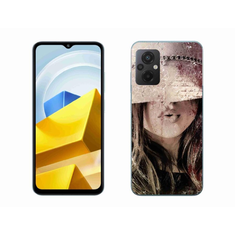 Gelový kryt mmCase na mobil Xiaomi Poco M5 4G - dívka