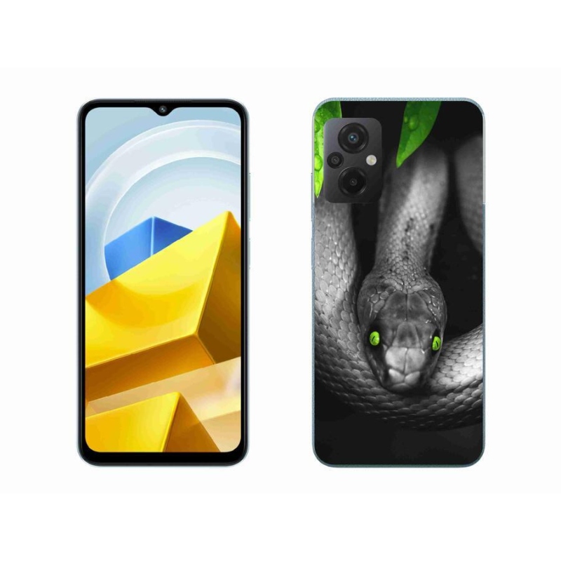 Gelový kryt mmCase na mobil Xiaomi Poco M5 4G - had