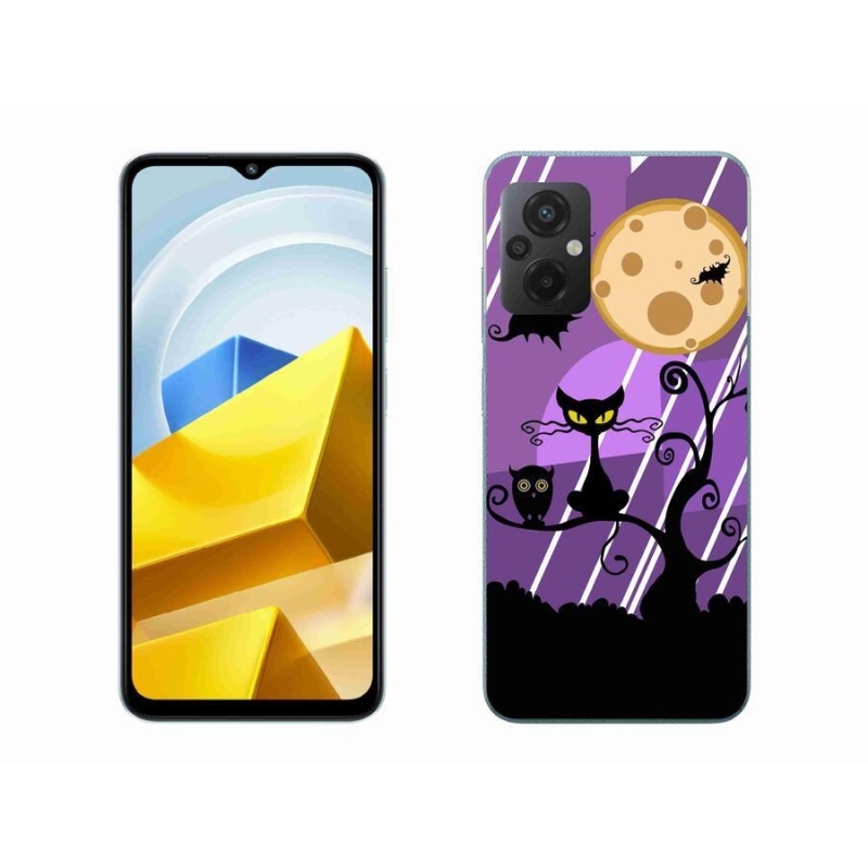 Gelový kryt mmCase na mobil Xiaomi Poco M5 4G - halloween