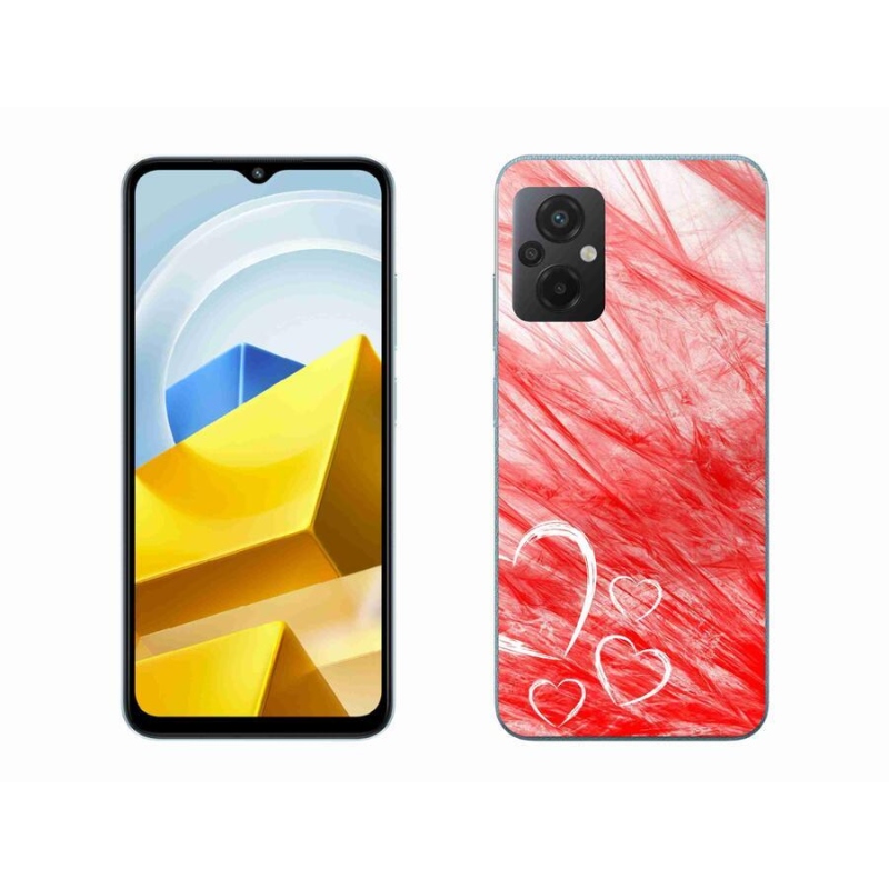 Gelový kryt mmCase na mobil Xiaomi Poco M5 4G - heart