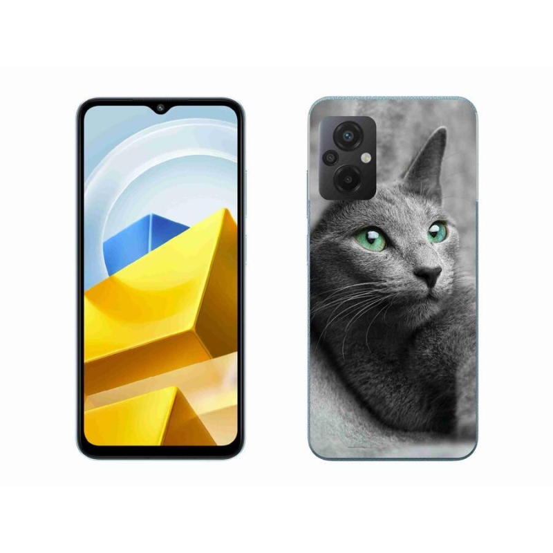 Gelový kryt mmCase na mobil Xiaomi Poco M5 4G - kočka 2