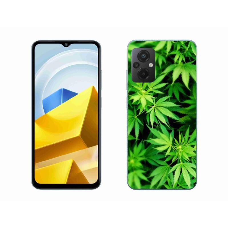 Gelový kryt mmCase na mobil Xiaomi Poco M5 4G - konopí 3