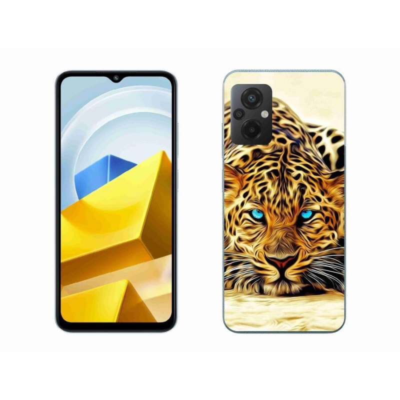 Gelový kryt mmCase na mobil Xiaomi Poco M5 4G - kreslený tygr