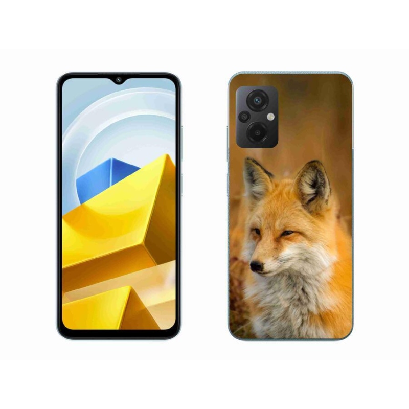 Gelový kryt mmCase na mobil Xiaomi Poco M5 4G - liška