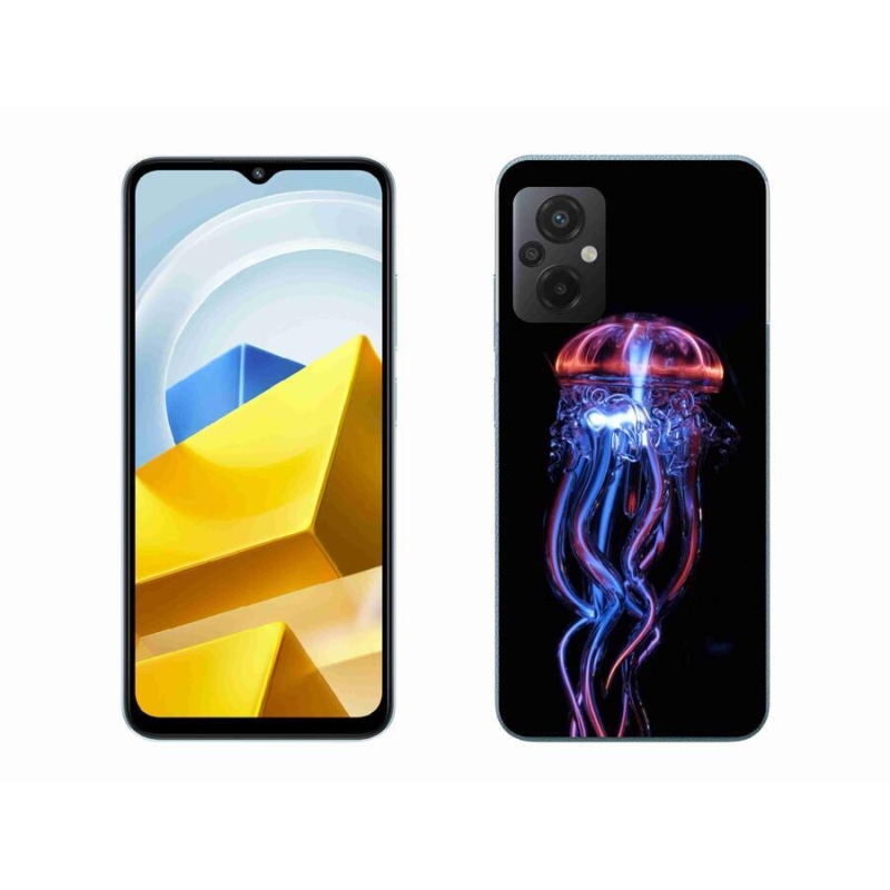 Gelový kryt mmCase na mobil Xiaomi Poco M5 4G - medúza
