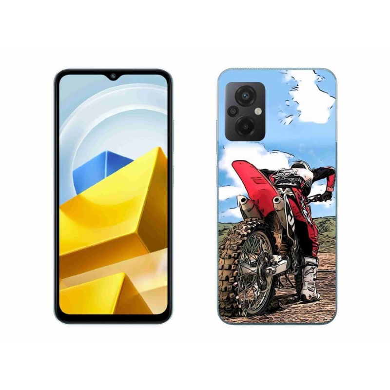 Gelový kryt mmCase na mobil Xiaomi Poco M5 4G - moto
