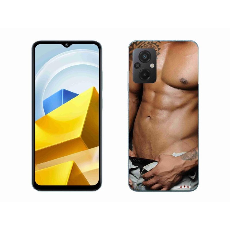 Gelový kryt mmCase na mobil Xiaomi Poco M5 4G - sexy muž