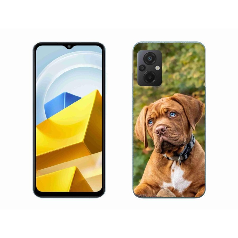 Gelový kryt mmCase na mobil Xiaomi Poco M5 4G - štěně