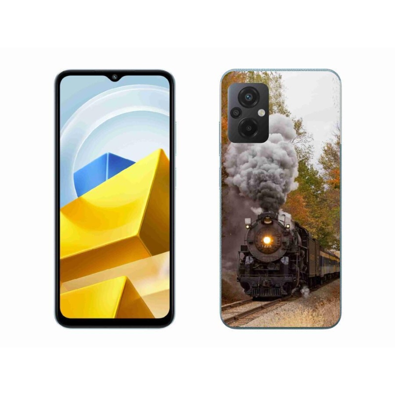Gelový kryt mmCase na mobil Xiaomi Poco M5 4G - vlak 1