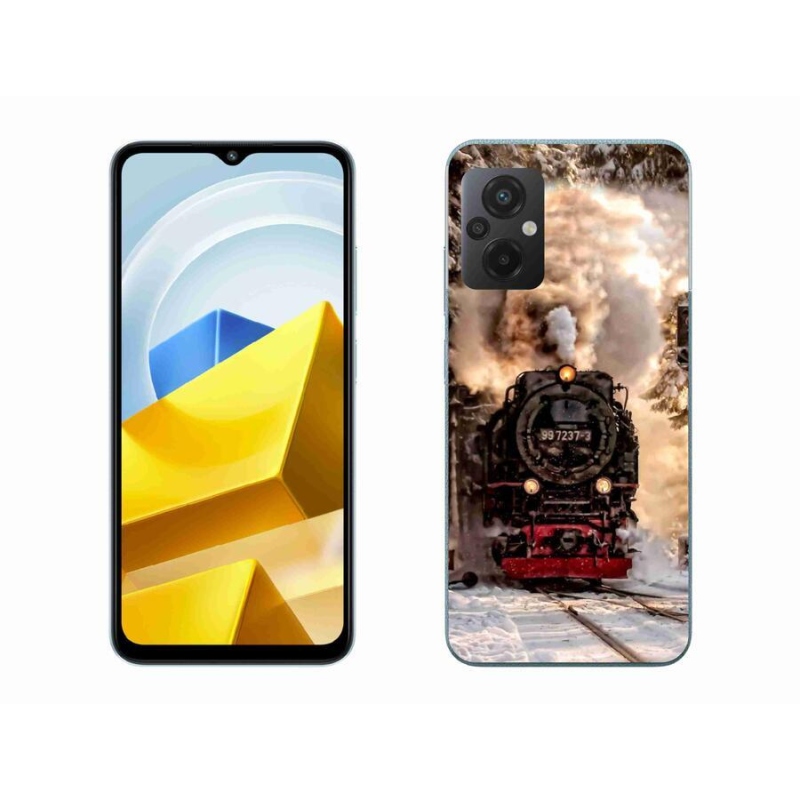 Gelový kryt mmCase na mobil Xiaomi Poco M5 4G - vlak