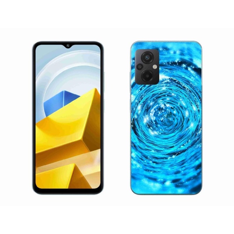 Gelový kryt mmCase na mobil Xiaomi Poco M5 4G - vodní vír