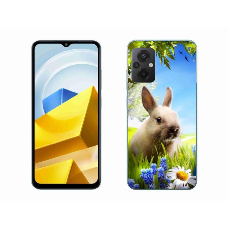 Gelový kryt mmCase na mobil Xiaomi Poco M5 4G - zajíček
