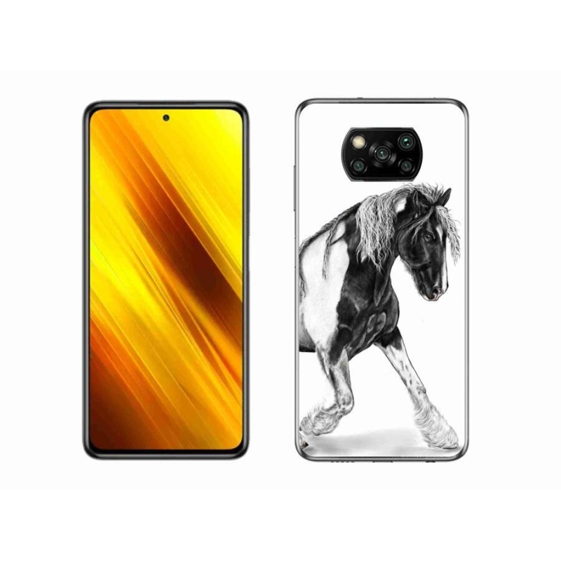 Gelový kryt mmCase na mobil Xiaomi Poco X3 - kůň