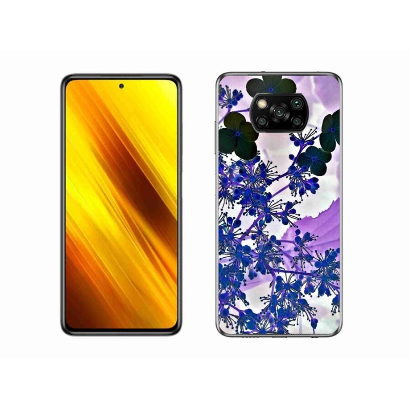Gelový kryt mmCase na mobil Xiaomi Poco X3 - květ hortenzie