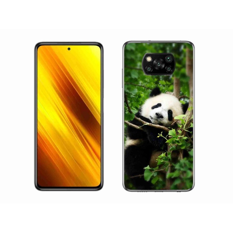Gelový kryt mmCase na mobil Xiaomi Poco X3 - panda