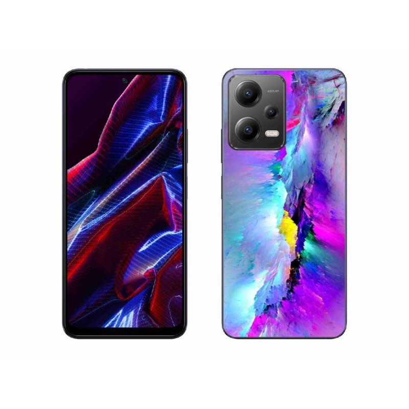 Gelový kryt mmCase na mobil Xiaomi Poco X5 5G - abstrakt