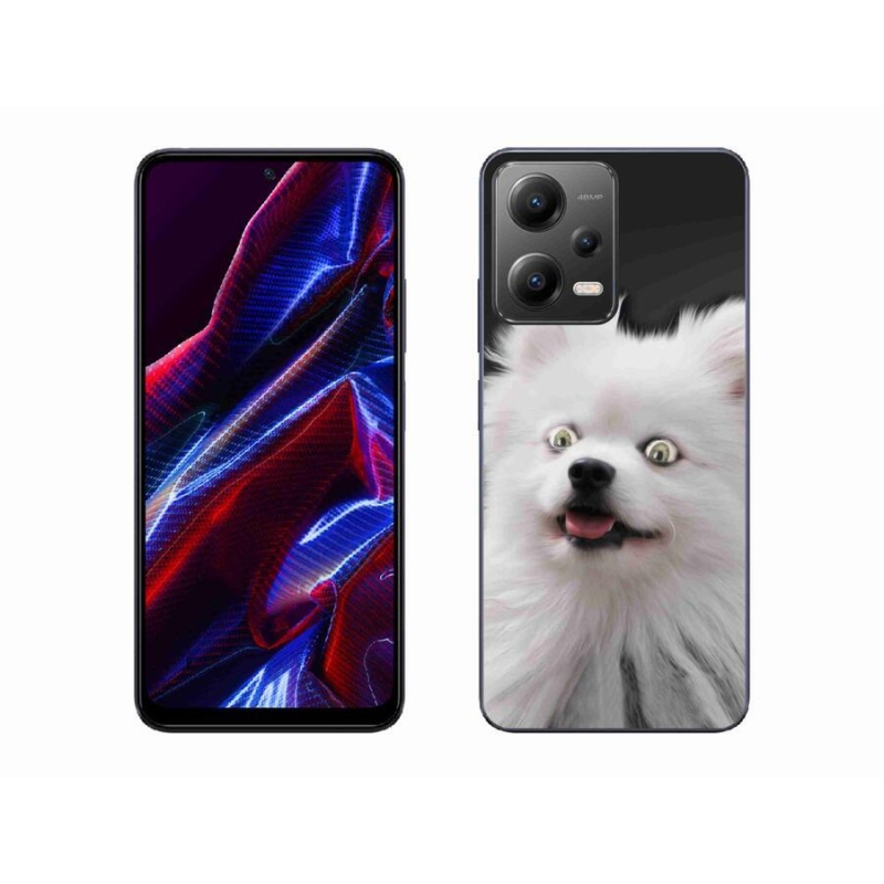 Gelový kryt mmCase na mobil Xiaomi Poco X5 5G - bílý špic