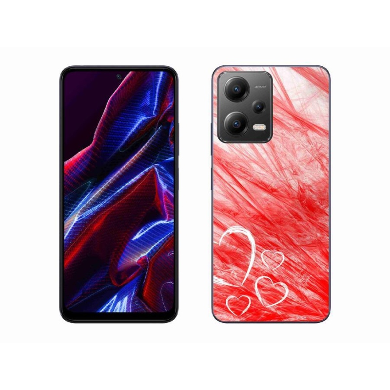 Gelový kryt mmCase na mobil Xiaomi Poco X5 5G - heart
