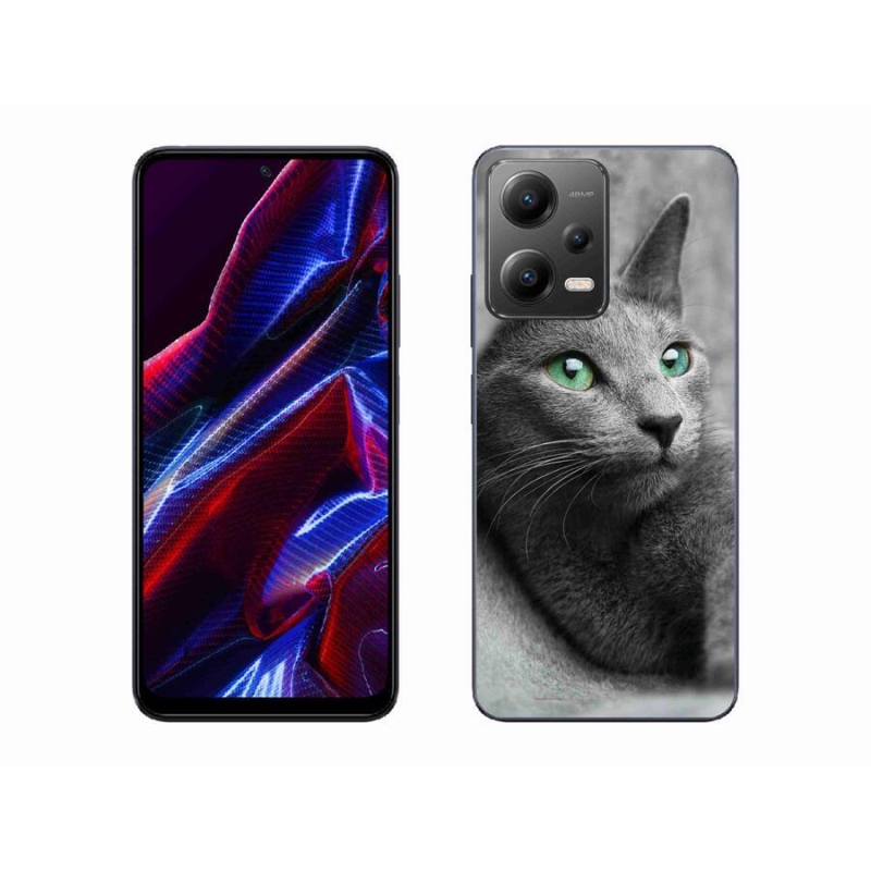Gelový kryt mmCase na mobil Xiaomi Poco X5 5G - kočka 2