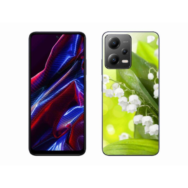 Gelový kryt mmCase na mobil Xiaomi Poco X5 5G - konvalinka