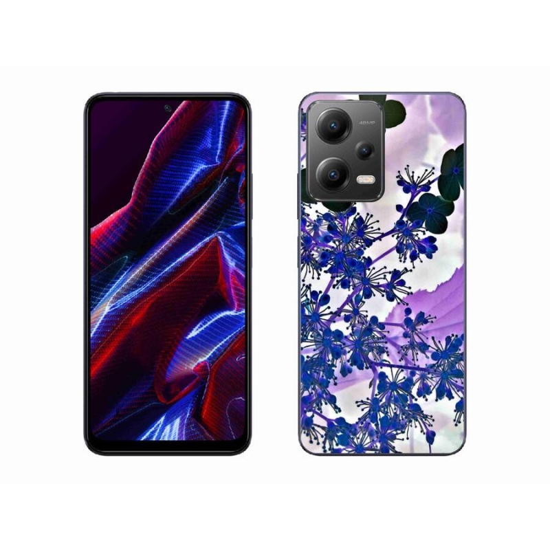 Gelový kryt mmCase na mobil Xiaomi Poco X5 5G - květ hortenzie