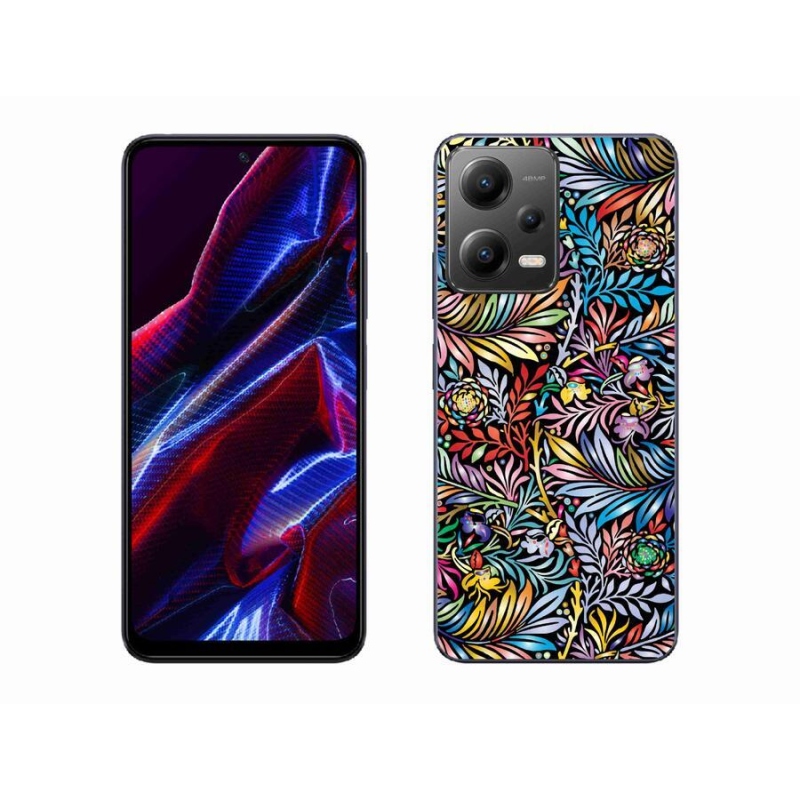 Gelový kryt mmCase na mobil Xiaomi Poco X5 5G - květiny 5