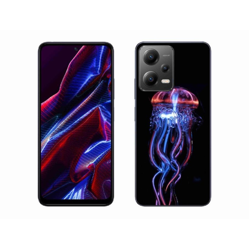 Gelový kryt mmCase na mobil Xiaomi Poco X5 5G - medúza