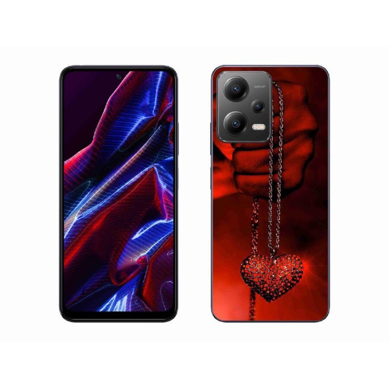 Gelový kryt mmCase na mobil Xiaomi Poco X5 5G - náhrdelník