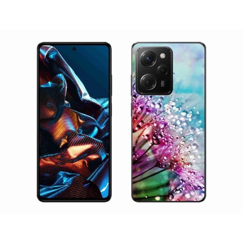 Gelový kryt mmCase na mobil Xiaomi Poco X5 Pro 5G - barevné květy