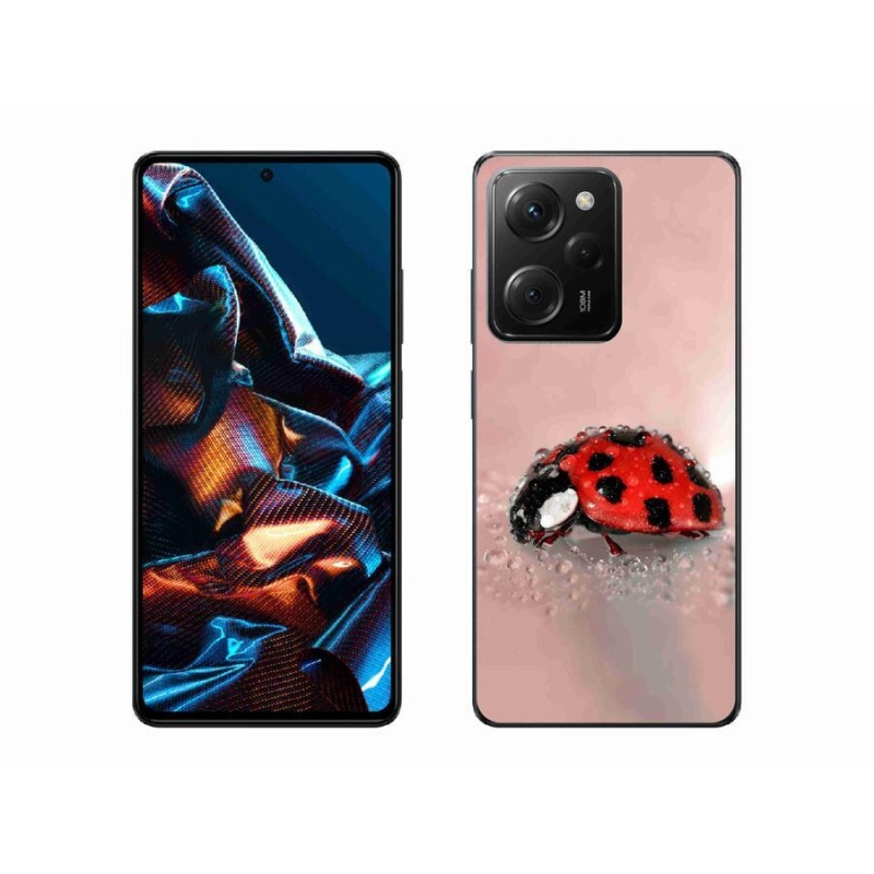 Gelový kryt mmCase na mobil Xiaomi Poco X5 Pro 5G - beruška