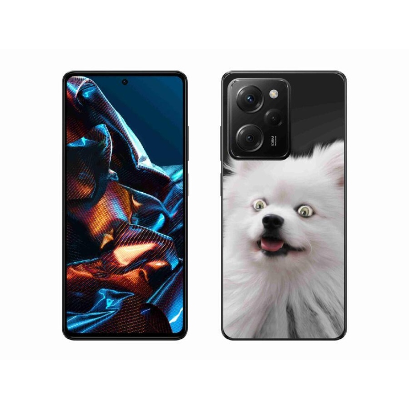 Gelový kryt mmCase na mobil Xiaomi Poco X5 Pro 5G - bílý špic