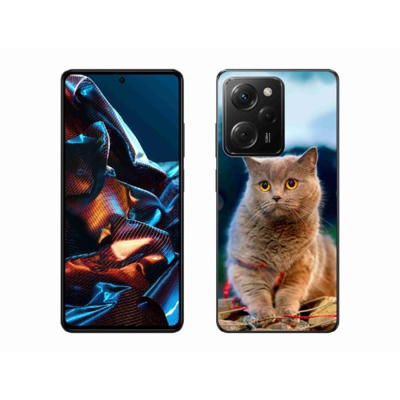 Gelový kryt mmCase na mobil Xiaomi Poco X5 Pro 5G - britská modrá 2