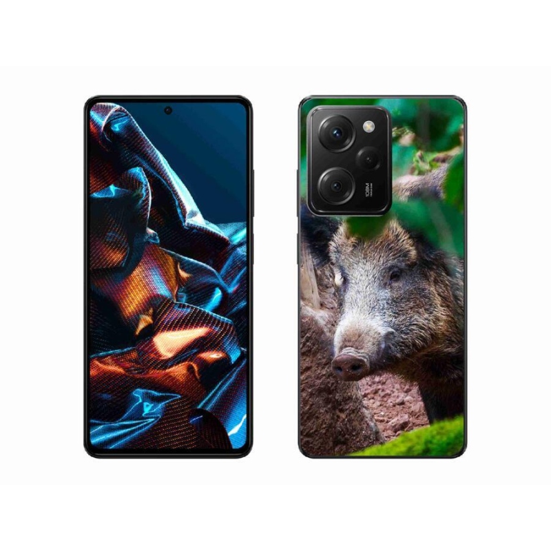 Gelový kryt mmCase na mobil Xiaomi Poco X5 Pro 5G - divoké prase