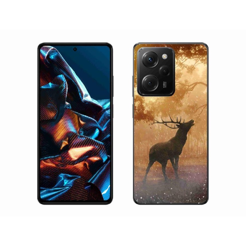 Gelový kryt mmCase na mobil Xiaomi Poco X5 Pro 5G - jelen v říji