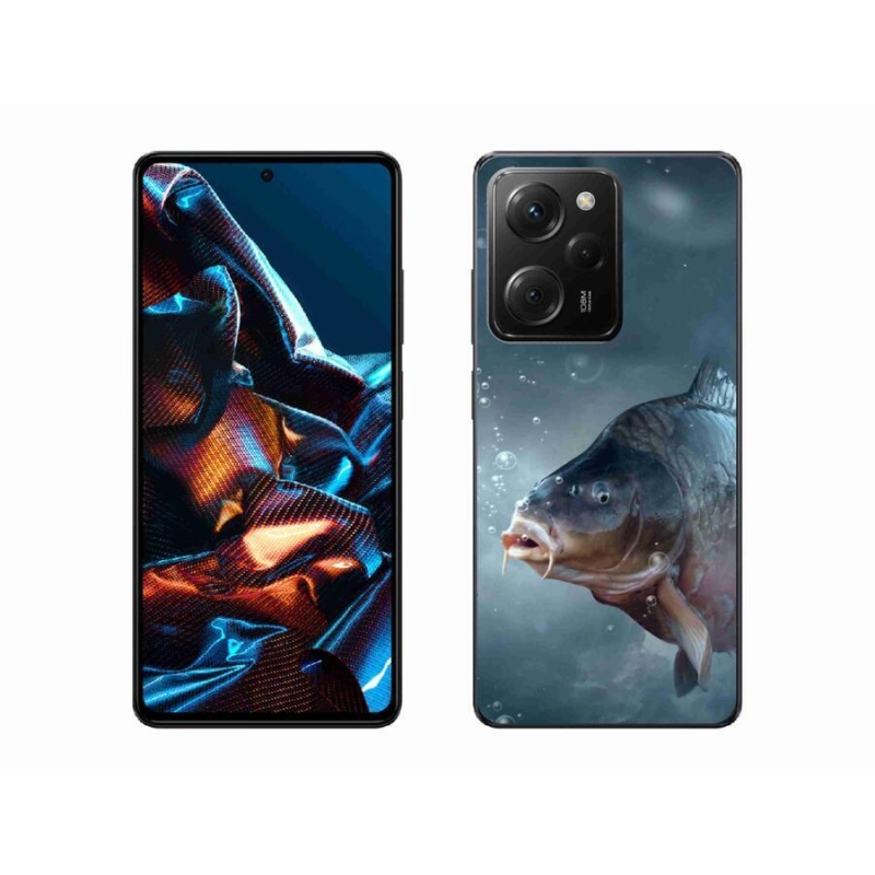 Gelový kryt mmCase na mobil Xiaomi Poco X5 Pro 5G - kapr a bublinky