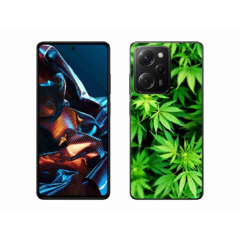 Gelový kryt mmCase na mobil Xiaomi Poco X5 Pro 5G - konopí 3