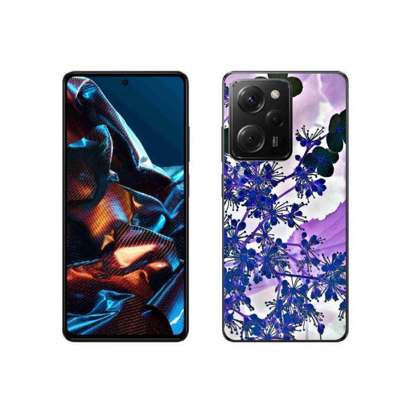 Gelový kryt mmCase na mobil Xiaomi Poco X5 Pro 5G - květ hortenzie