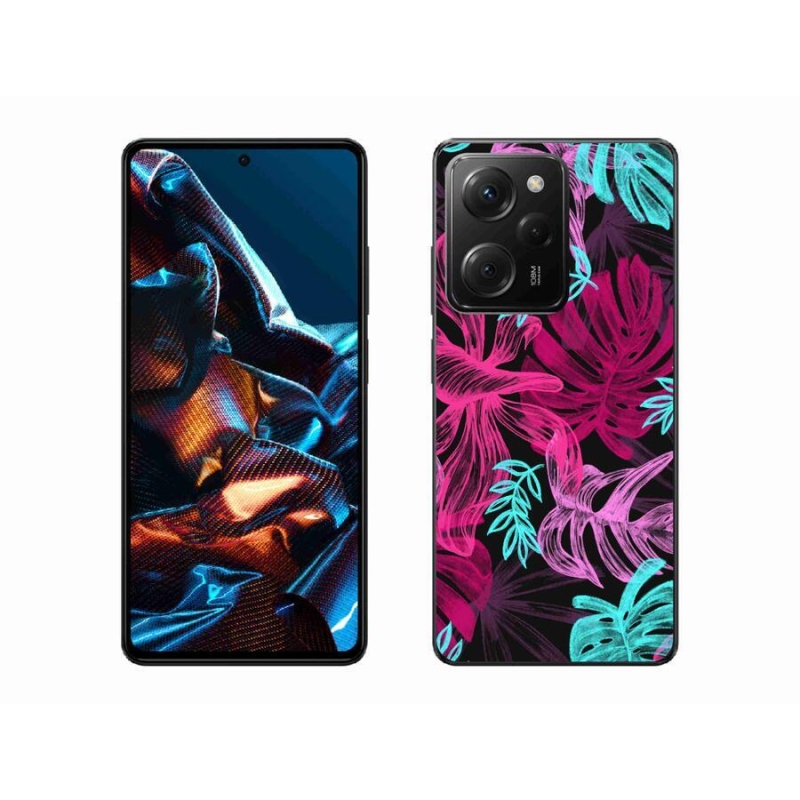 Gelový kryt mmCase na mobil Xiaomi Poco X5 Pro 5G - květiny 1