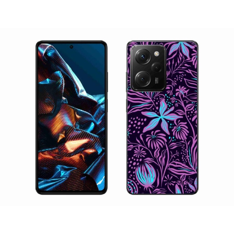Gelový kryt mmCase na mobil Xiaomi Poco X5 Pro 5G - květiny 2